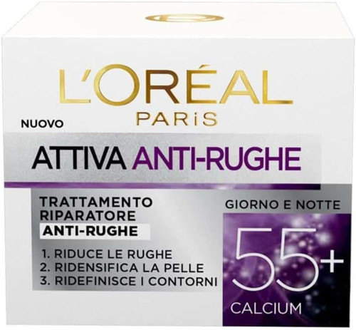 Oréal attiva antirughe - antirughe, 55+